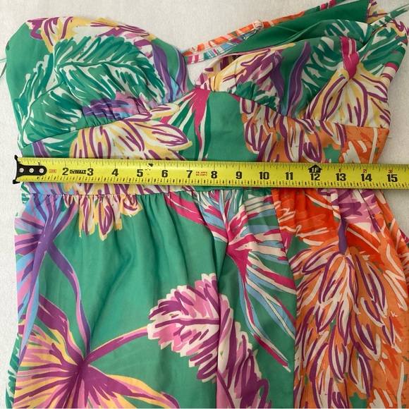 Flying Tomato Floral Printed Cutout Halter Maxi Dress Multicolor Size L - Picture 15 of 16